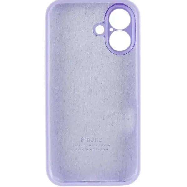 Apple Чохол Silicone Case Full Camera для iPhone 16 Lavender 2