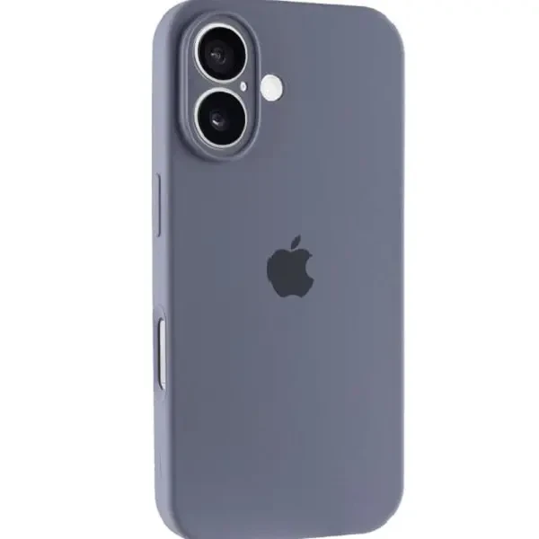 Apple Чохол Silicone Case Full Camera для iPhone 16 Lavender Gray
