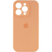 DM Чохол Silicone Case Full Camera для iPhone 16 Pro Cantaloupe