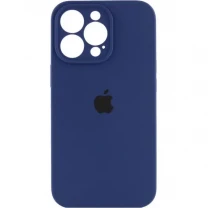 DM Чохол Silicone Case Full Camera для iPhone 16 Pro Deep Navy