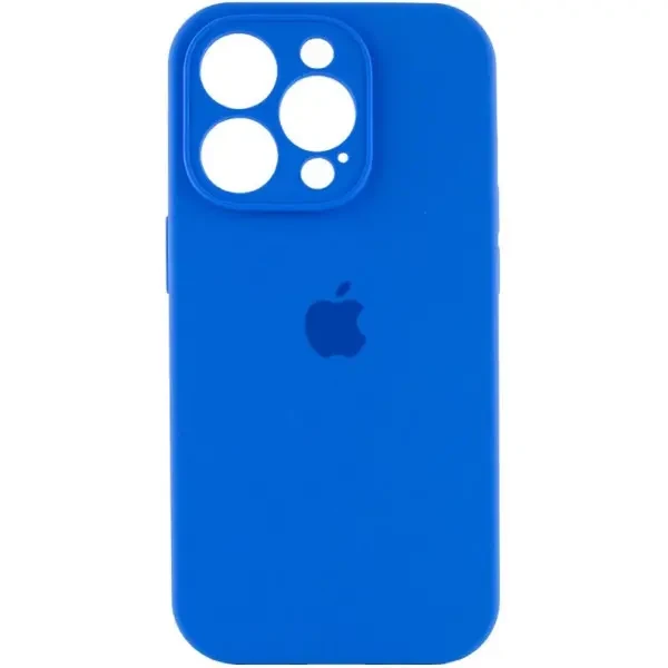 DM Чохол Silicone Case Full Camera для iPhone 16 Pro Max Capri Blue