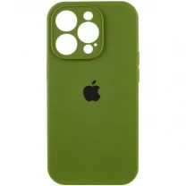 DM Чохол Silicone Case Full Camera для iPhone 16 Pro Max Dark Olive