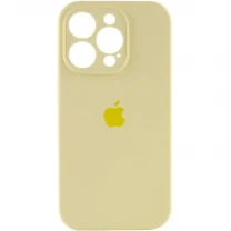 DM Чохол Silicone Case Full Camera для iPhone 16 Pro Max Mellow Yellow