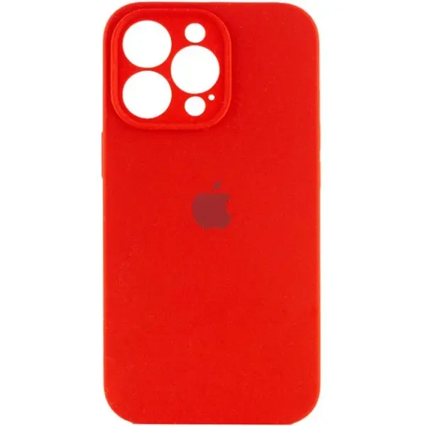 DM Чохол Silicone Case Full Camera для iPhone 16 Pro Max Red