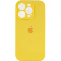 DM Чохол Silicone Case Full Camera для iPhone 16 Pro Max Yellow