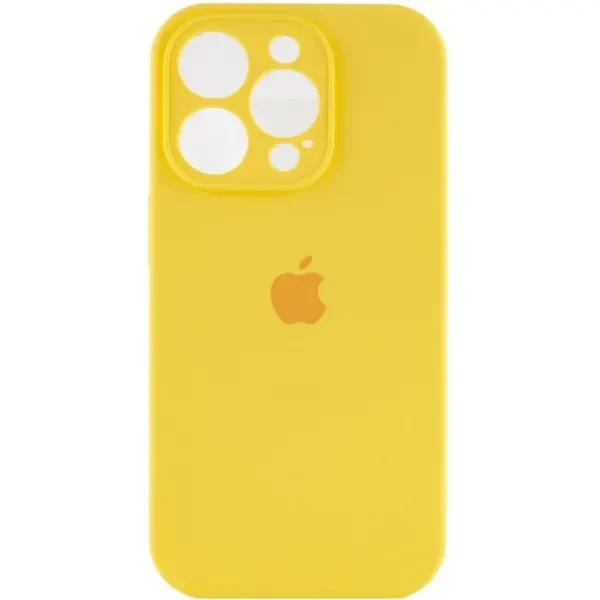 DM Чохол Silicone Case Full Camera для iPhone 16 Pro Mellow Yellow