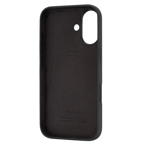 DM Чохол Silicone Case with MagSafe для iPhone 16 Black 2