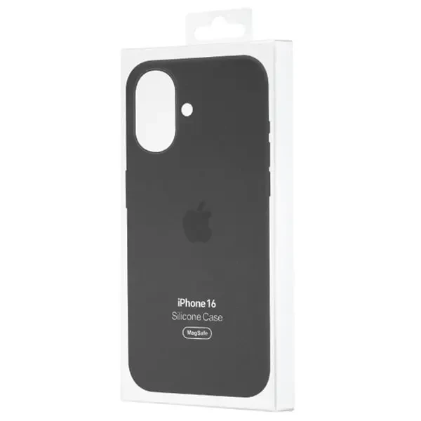 DM Чохол Silicone Case with MagSafe для iPhone 16 Black 3