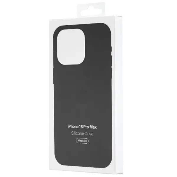 DM Чохол Silicone Case with MagSafe для iPhone 16 Pro Max Black 2