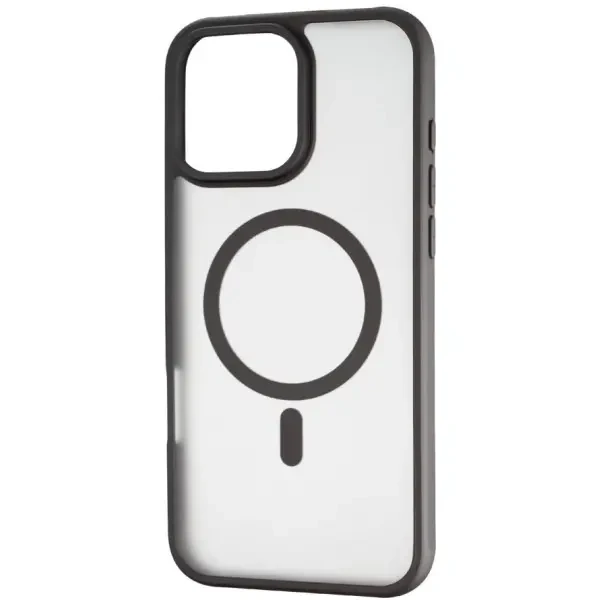 DM Чохол Silicone Matte Case with MagSafe для iPhone 16 Pro Max Black