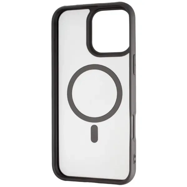 DM Чохол Silicone Matte Case with MagSafe для iPhone 16 Pro Max Black 2