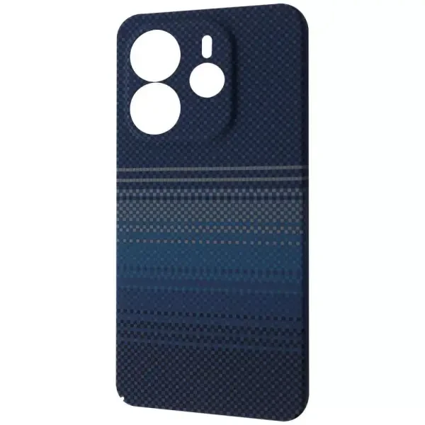 Чохол WAVE Gleam для Xiaomi Redmi Note 14 4G UA Blue Stripes
