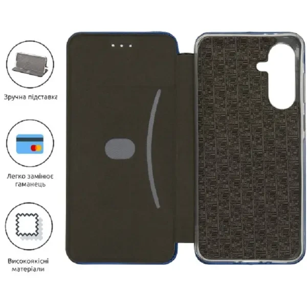 Чохол-книжка ArmorStandart G-Case для Samsung A56 5G Blue (ARM83059) 3