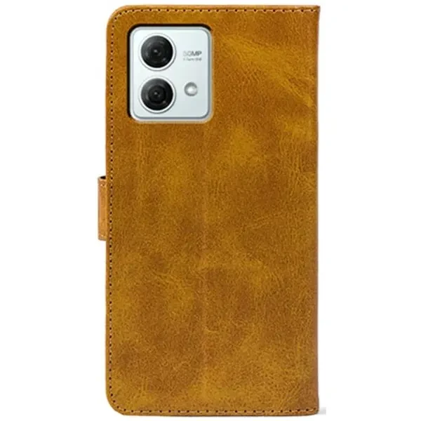 Чохол-книжка Crazy Horse Clasic для Motorola G84 5G Camel (Front) 2
