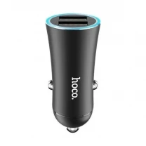 Автомобільний зарядний пристрій Hoco UC204 2USB 2.4A Black