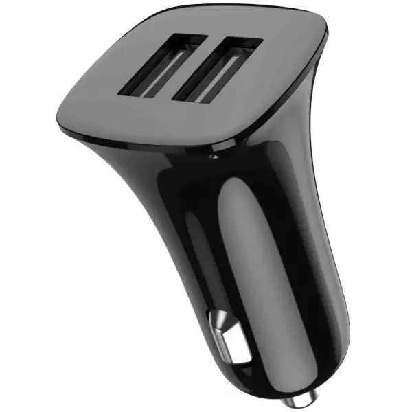 Автомобільний зарядний пристрій Jellico F1 2USB 3.1A Black 2