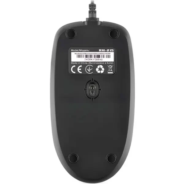 Мишка REAL-EL RM-215 USB Black (EL123200037) 3