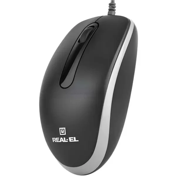 Мишка REAL-EL RM-215 USB Black (EL123200037) 6