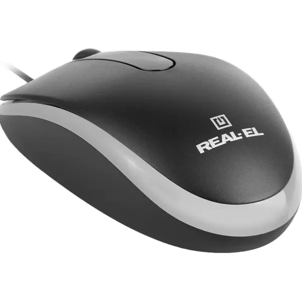 Мишка REAL-EL RM-217 USB Black (EL123200038) 3