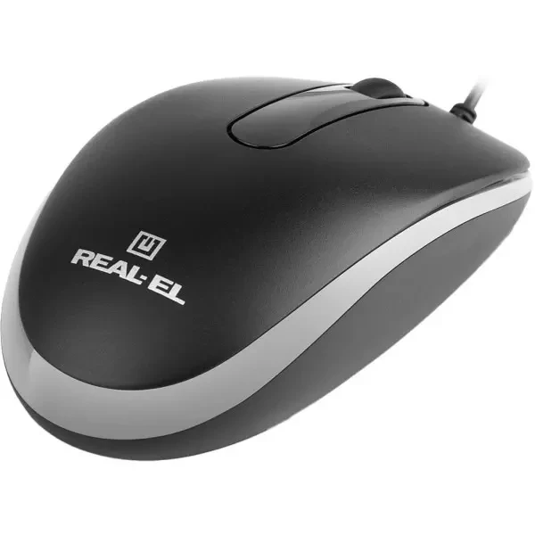 Мишка REAL-EL RM-217 USB Black (EL123200038) 6