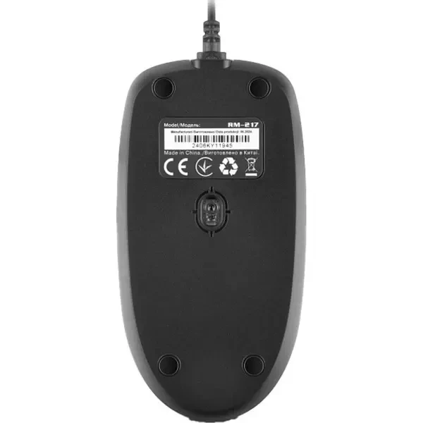 Мишка REAL-EL RM-217 USB Black (EL123200038) 9