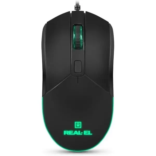 Мишка REAL-EL RM-515 USB Black (EL123200059)