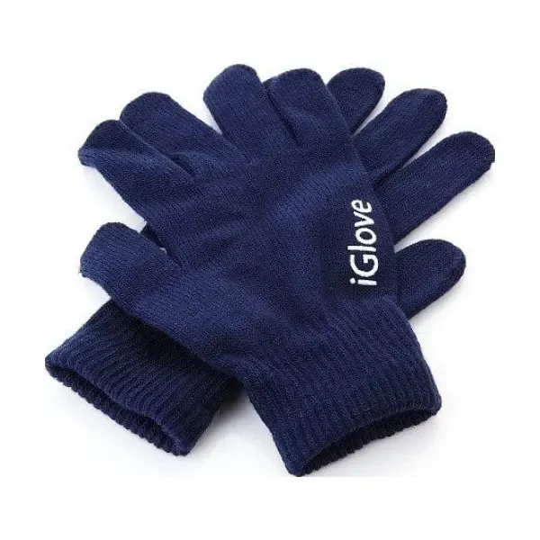 Рукавички iGlove для сенсорних екранів Dark Blue 3