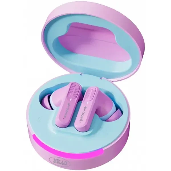 Bluetooth-гарнітура Proove Mello TWS with ANC (APP) Cotton Candy (TWML0001AP24) 2