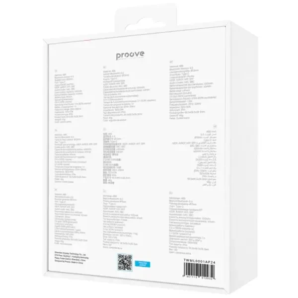 Bluetooth-гарнітура Proove Mello TWS with ANC (APP) Cotton Candy (TWML0001AP24) 5