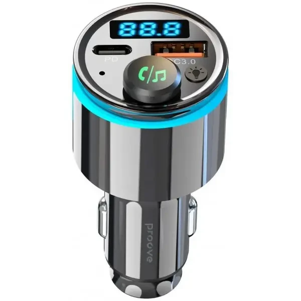 FM-трансмітер Proove FM Launcher Nexus 30W (PD+QC3.0) Type-C+USB Black (FMNX30110001) 2