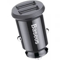 Автомобільний зарядний пристрій Baseus Grain Car 2USB 3.1A Black (CCALL-ML01)