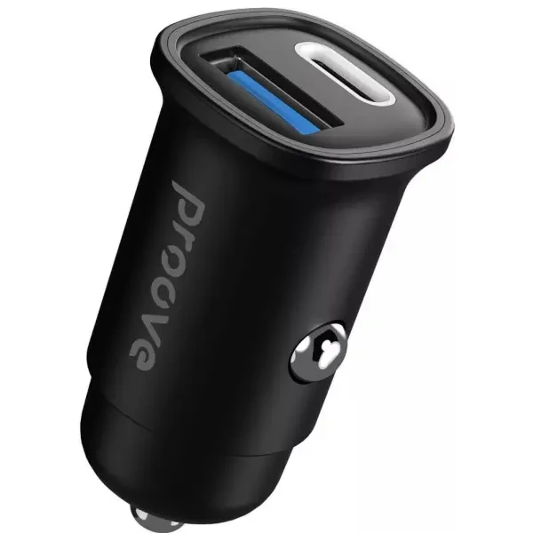 Автомобільний зарядний пристрій Proove Flash 30W (Type-C + USB) + Cable Type-C to Type-C Black (CCFC30111201) 3