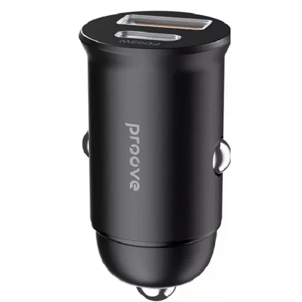 Автомобільний зарядний пристрій Proove Tiny Power Pro 65W (Type-C + USB) Black (ACTP65110001)