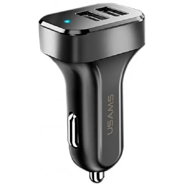 Автомобільний зарядний пристрій Usams C13 King-Tu 2USB 2.1A + cable Micro Black 2