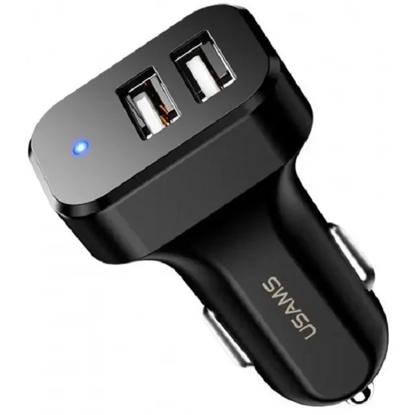 Автомобільний зарядний пристрій Usams C13 King-Tu 2USB 2.1A + cable Micro Black 3