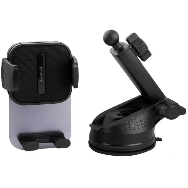 Автомобільний тримач Proove Crystal Clamp Plus Suction Type Car Mount Black (CHCSP0000001) 3