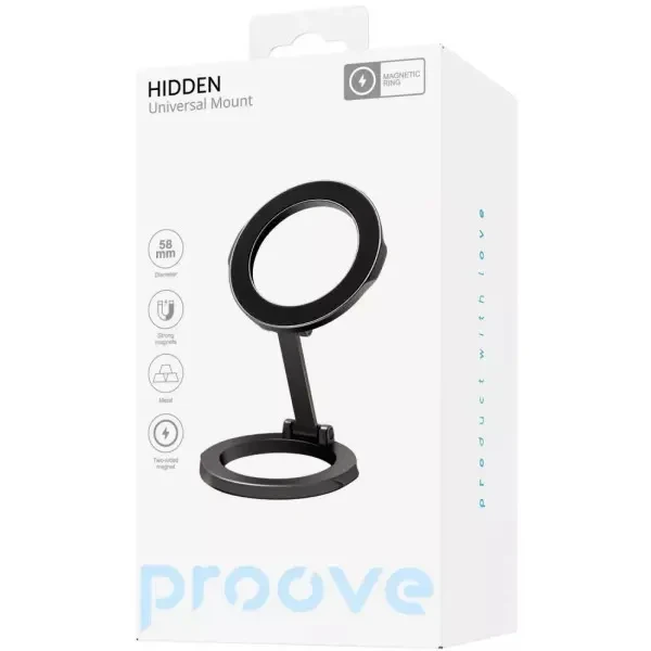Автомобільний тримач Proove Hidden Universal Type Car Mount Gray (CHHN00000001) 2