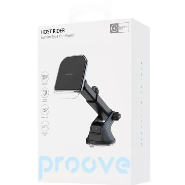 Автомобільний тримач Proove Host Rider Suction Type Car Mount Black (CHHR00000001) 6