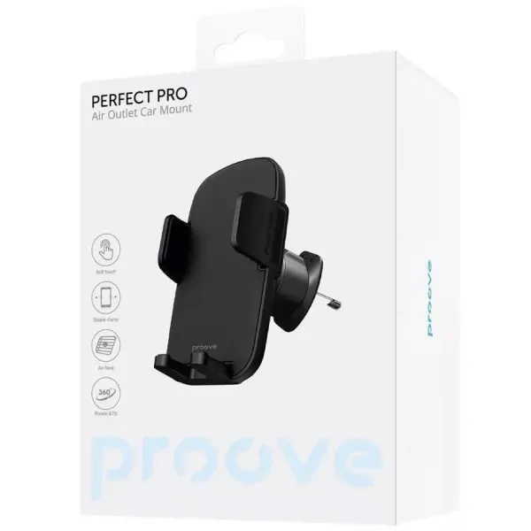 Автомобільний тримач Proove Perfect Pro Air Outlet Car Mount Black (CHPP00000001) 5