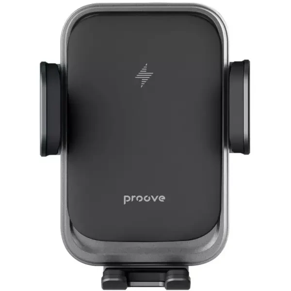 Автомобільний тримач з БЗП Proove Nitro Charge 15W Matte Black (WHNC15002005)