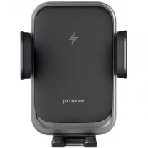 Автомобільний тримач з БЗП Proove Nitro Charge 15W Matte Black (WHNC15002005)