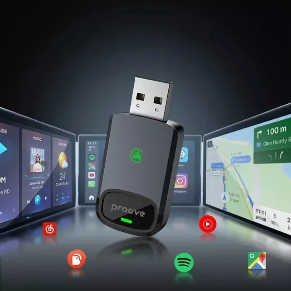 Бездротовий адаптер USB Proove Unity (CarPlay/Android Auto) Gray (WAPU00100003) 5