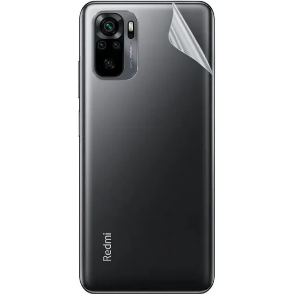 Задня захисна гідрогелева плівка DM для Xiaomi Redmi Note 10/10s/Poco M5s Глянцева