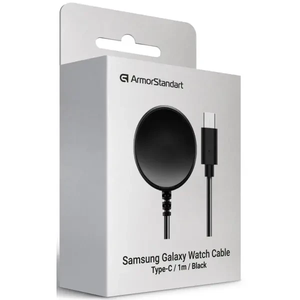 Зарядний кабель ArmorStandart для Samsung Galaxy Watch Type-C 1m black (ARM80856) 4