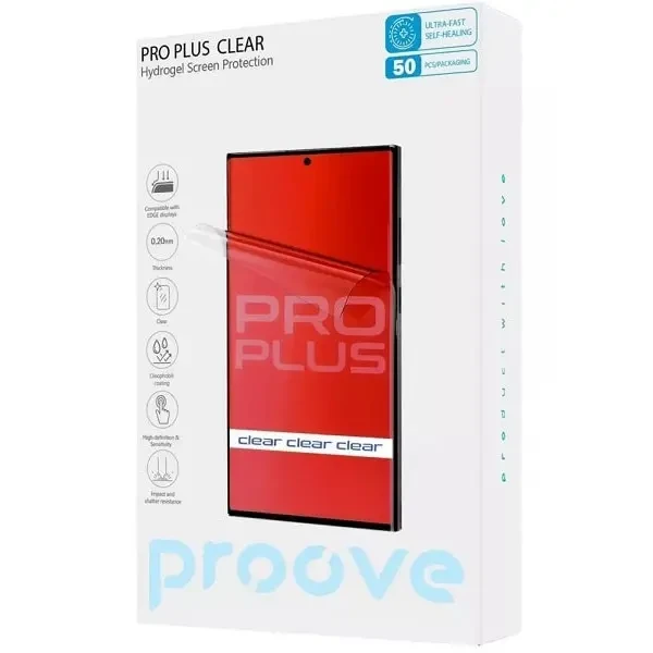 Захисна гідрогелева плівка Proove Hydrogel Screen Protection PRO PLUS Прозора (GGPP12001150)