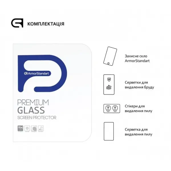 Захисне скло ArmorStandart Glass.CR для Samsung Galaxy Tab S6 Lite 2024/2022/2020 (ARM57805) 3