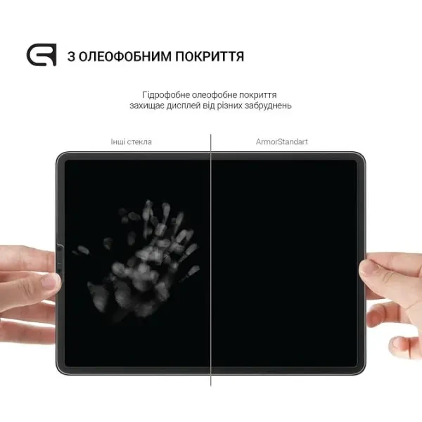 Захисне скло ArmorStandart Glass.CR для Samsung Tab S10 FE+ SM-X620/X626 Прозоре (ARM85349) 2