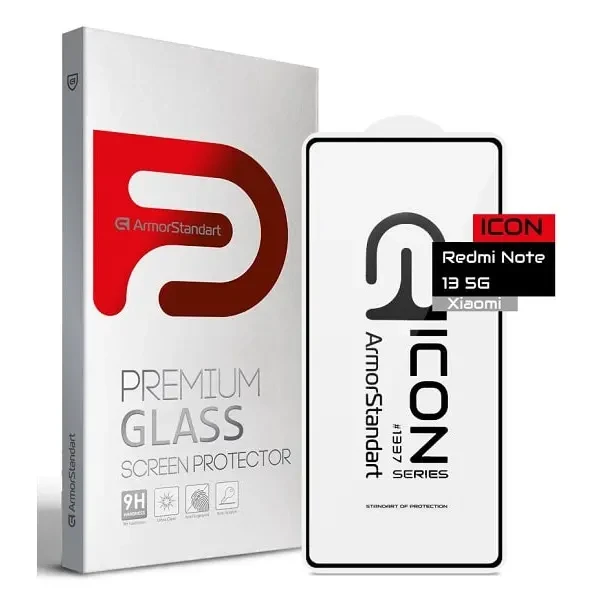 Захисне скло ArmorStandart Icon для Xiaomi Redmi Note 13 5G Black (ARM71876)