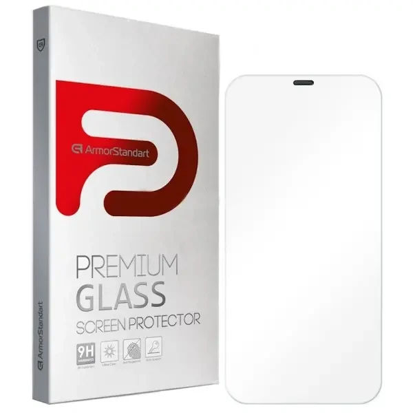 Захисне скло ArmorStandart Infinity Dustproof для iPhone 12/12 Pro Clear (ARM59218) 2