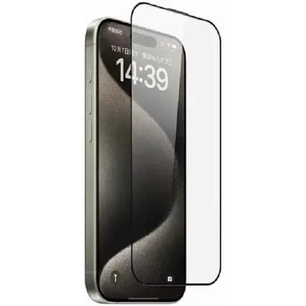 DM Захисне скло Lanbi Ultra+ Corning Glass для iPhone 13/13 Pro/14 Black